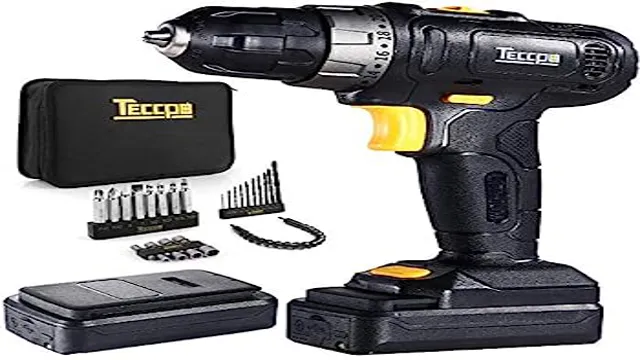 how to turn on teccpo 12v cordless drill driver kit