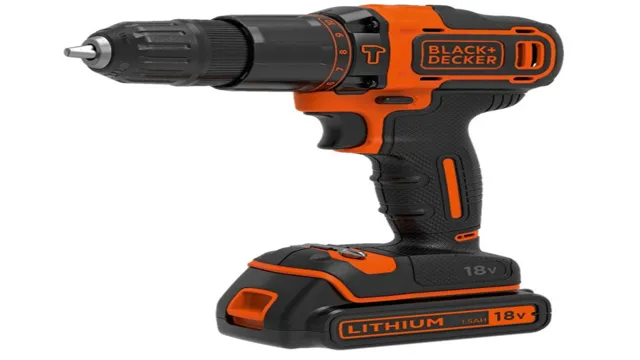 how to use a black and decker drill 18v cordless
