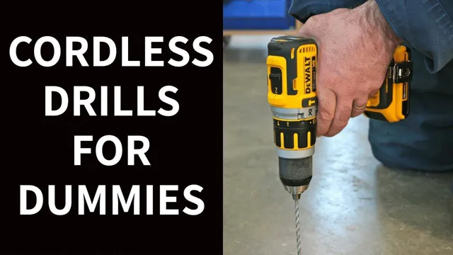 how to use a cordless drill for dummies