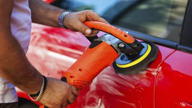 how to use a cordless drill to buff a car
