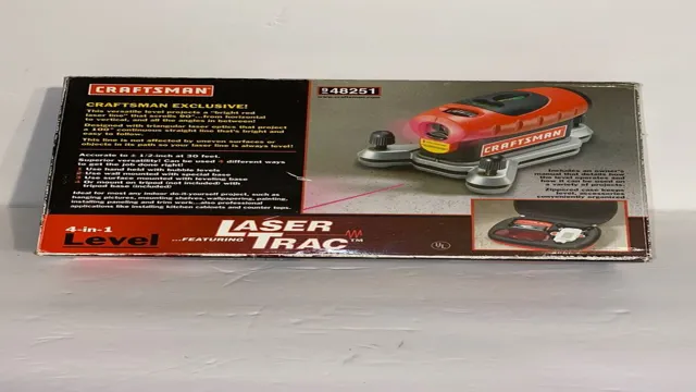 how to use a craftsman laser level