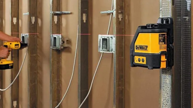 how to use a cross line laser level