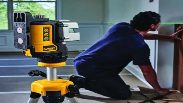 how to use a dewalt laser level