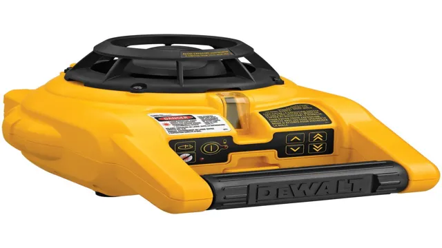 how to use a dewalt rotary laser level