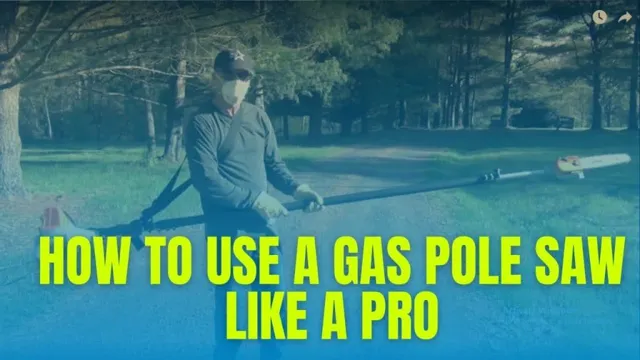 how to use a gas pole saw 1 how to use a gas pole saw