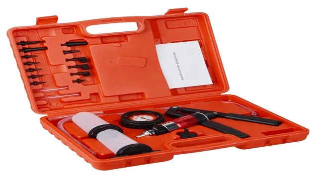 how to use a hand pump brake bleeder