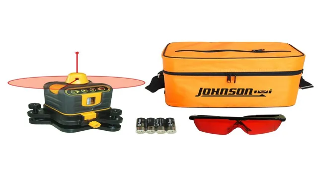 how to use a johnson laser level