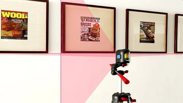 how to use a laser level for hanging pictures