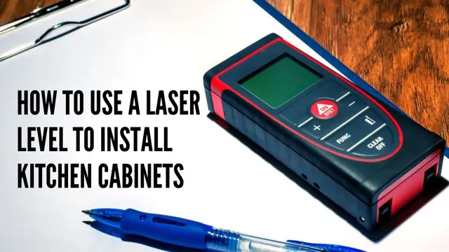 how to use a laser level for kitchen cabinets