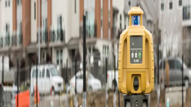 how to use a laser level outdoors