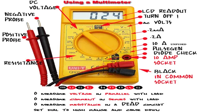 how to use a multimeter voltage tester