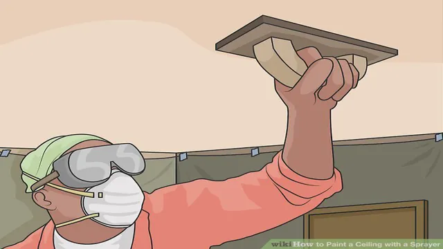 how to use a paint sprayer for ceiling