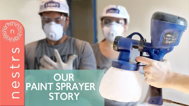how to use a paint sprayer indoors