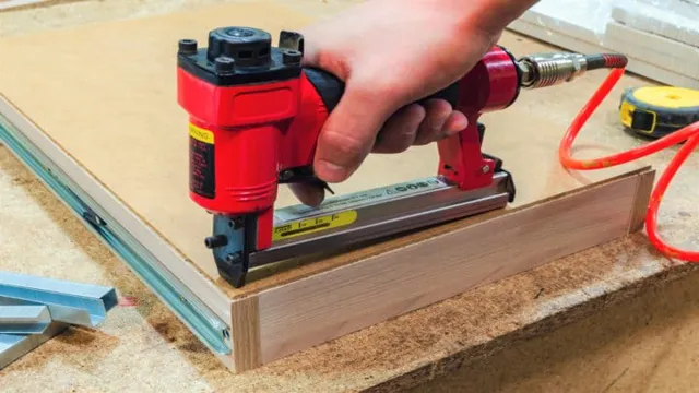 how to use a pneumatic staple gun