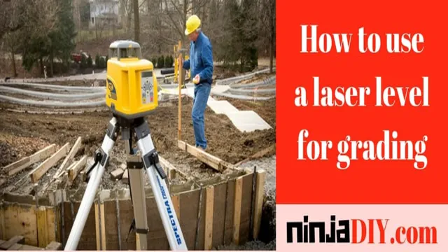 how to use a rotary laser level for grading