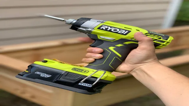 how to use a ryobi impact driver