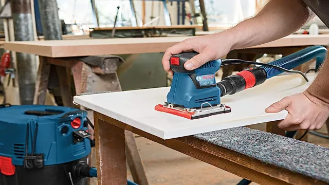 how to use an orbital sander on furniture