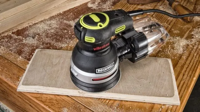 how to use an orbital sander to remove paint
