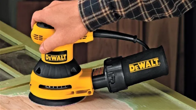 how to use an orbital sander to remove paint