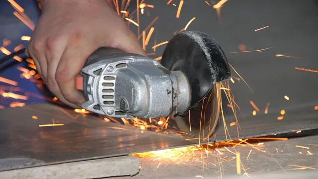 how to use angle grinder to cut metal