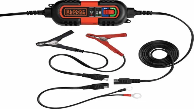how to use black and decker car battery charger
