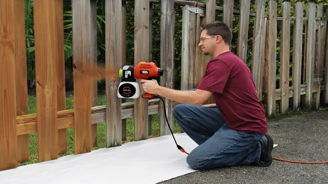 how to use black and decker paint sprayer