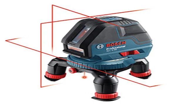 how to use bosch laser level on ceiling