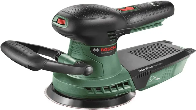 how to use bosch orbital sander