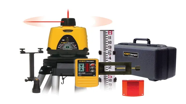 how to use cst berger laser level