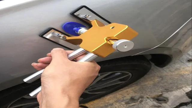 how to use dent puller on car