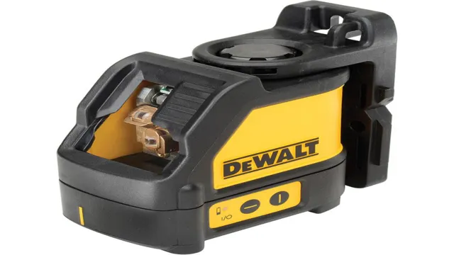 how to use dewalt cross line laser level