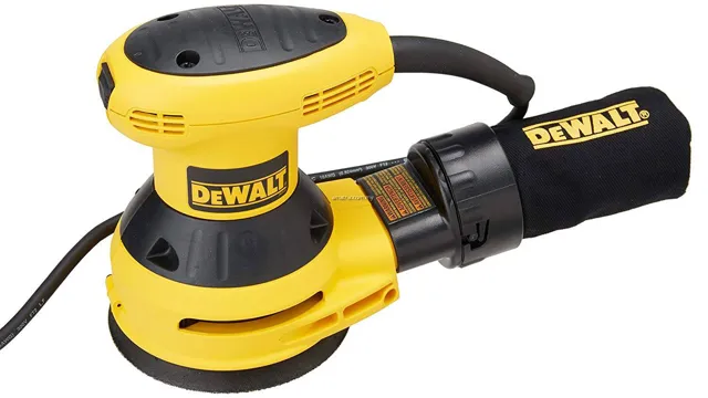 how to use dewalt orbital sander