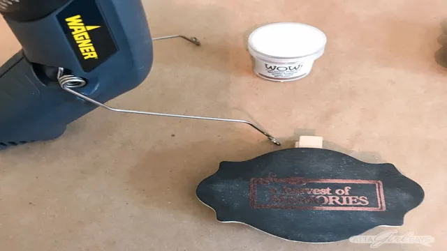 how to use embossing powder without a heat gun