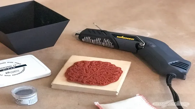 how to use embossing powders and heat gun