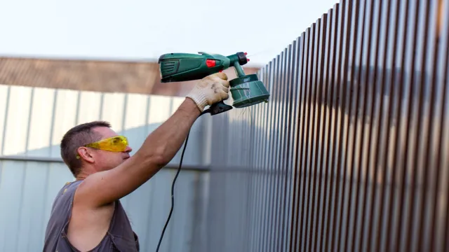 how to use fence paint sprayer