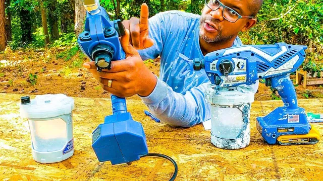 how to use handheld paint sprayer