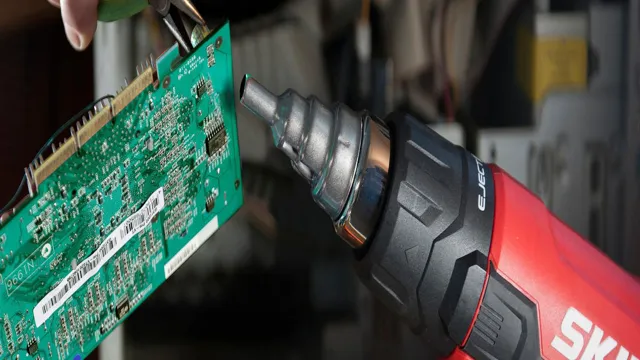 how to use heat gun for soldering