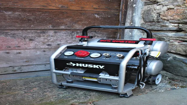 how to use husky air compressor