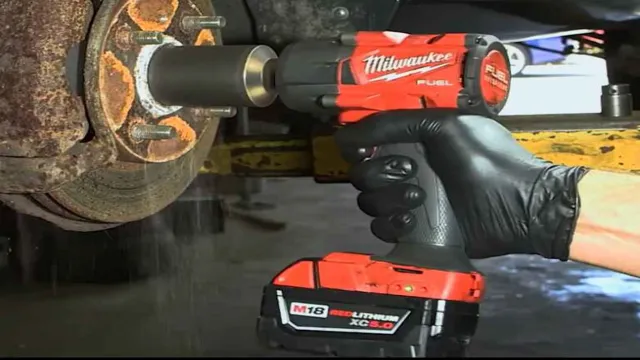 how to use impact driver to remove bolts