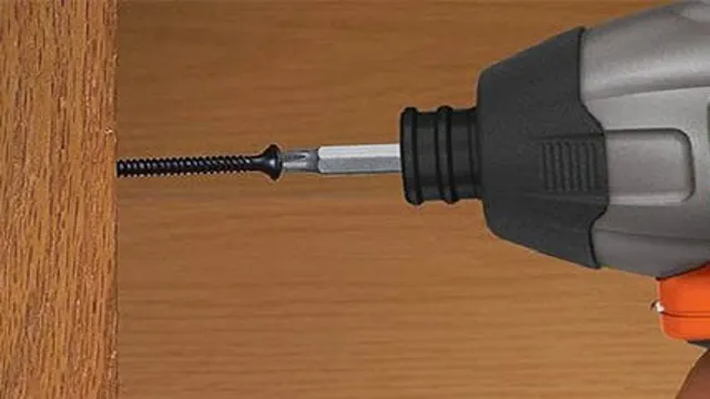 how to use impact driver to remove bolts