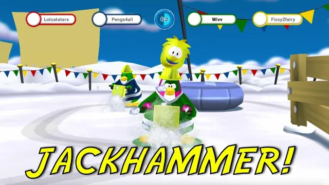 how to use jackhammer in club penguin