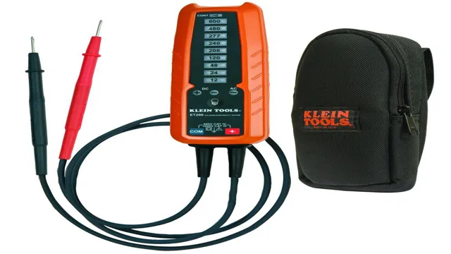 how to use klein tools voltage tester mm300