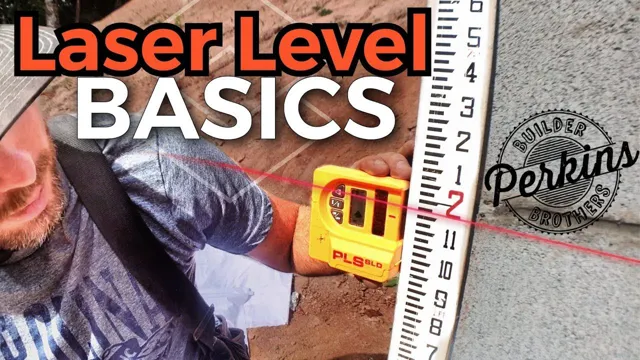 how to use laser level on floor