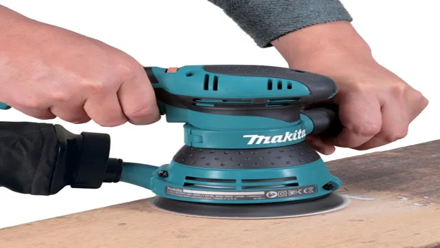 how to use makita orbital sander