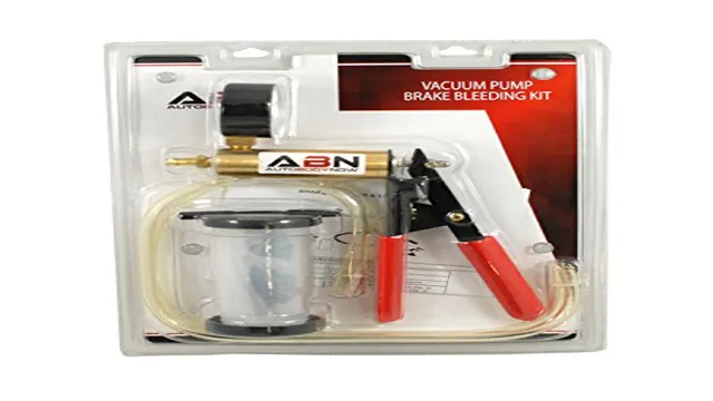how to use pittsburgh brake bleeder and vacuum pump kit