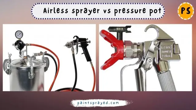 how to use pressure pot paint sprayer