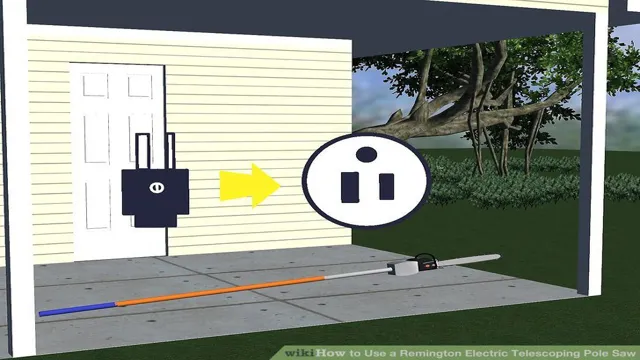 how to use remington electric pole saw