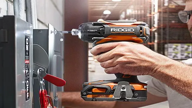 how to use ridgid impact driver