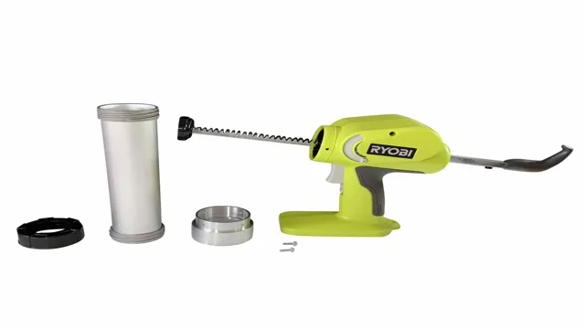 how to use ryobi caulking gun