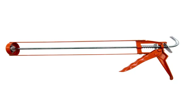 how to use silicone caulking gun